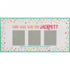 Baby Shower Party Supplies - Party Games Scratch Off Card