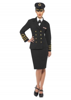 Navy Officer Female Adult Costume