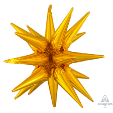 Gold Magic Star Shaped Balloon 76cm x 88cm