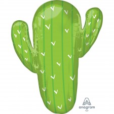 Mexican Fiesta Cactus Shaped Balloon 63cm x 78cm