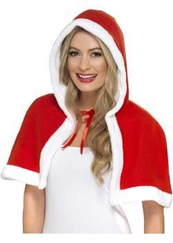 Miss Claus Mini Cape for Adult