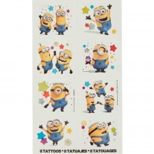 Minions Tattoos Favours 8 pk