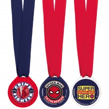 Spider-Man Webbed Wonder Medals Awards 12 pk
