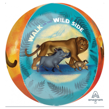 Orbz XL Shaped Balloons Walk on the Wild Side Shaped Balloon 38cm x 40cm