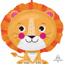 Jungle Animals Party Decorations - Shaped Balloon SuperShape XL Lion