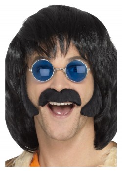 Black Hippie Disguise Set for Adult