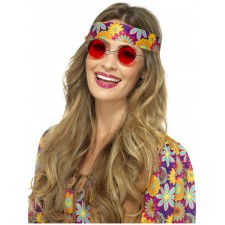 Red Hippie Spectacles for Adult