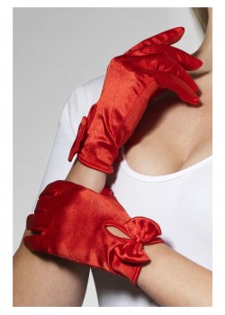Red Gloves Short for Adult