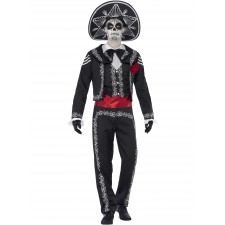 Day Of The Dead Senor Bones Adult Costume