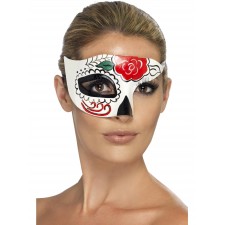Day Of The Dead Half Eye Mask for Adult