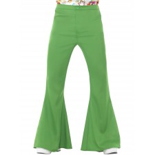 Flared Green Trousers for Adult