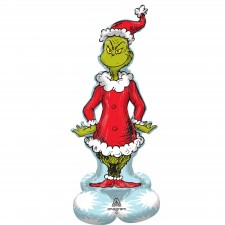 Christmas Dr Seuss The Grinch AirLoonz Shaped Balloon 66cm x 147cm