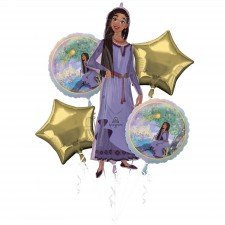 Disney Wish Bouquet Foil Balloons 5 pk