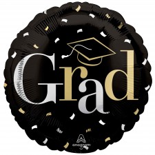 Graduation Class Dismissed Round Foil Balloon 45cm