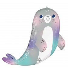 Happy Birthday Under the Sea Seal Shaped Balloon 76cm x 71cm