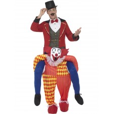 Clown Piggy Back Adult Costume