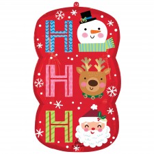 Christmas Ho Ho Ho Shaped Balloon