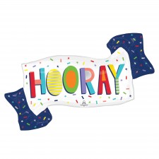 Congratulations Hooray Shaped Balloon