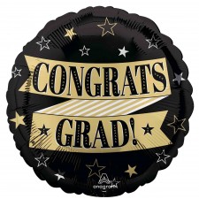 Graduation Congrats to the Grad Round Foil Balloon 45cm