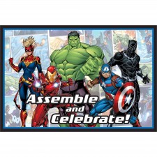 Avengers Party Supplies - Invitations Marvel Powers Unite Postcard
