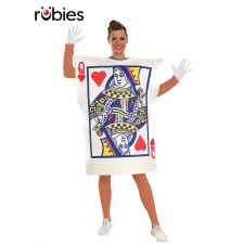 Queen Of Hearts Playing Card Adult Costume