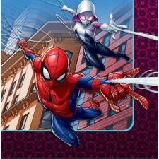 Spider-Man Webbed Wonder Beverage Napkins 25cm x 25cm 16 pk