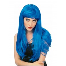 Glamour Blue Adult Wig Halloween Glamour Blue Adult Wig Halloween
