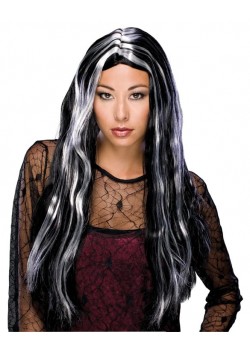 Witch Grey Streaked Adult Wig - Accessory
