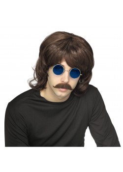 70's Brown Shag Wig 1970s - Accessory