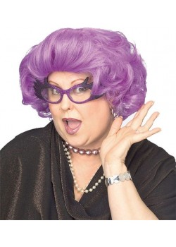 The Dame Purple Adult Wig - Accessory