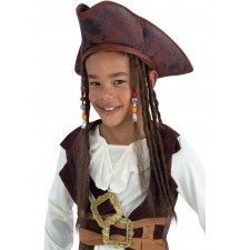 Pirate Hat With Dreadlocks, Child