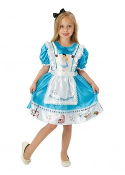 Alice In Wonderland Deluxe Girl's Costume