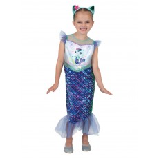 Mercat Mermaid Costume - Gabby's Dollhouse Child Mercat Mermaid Costume - Gabby's Dollhouse Child