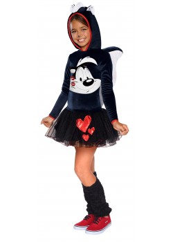 Pepe Le Pew Looney Tunes Hooded Child Costume