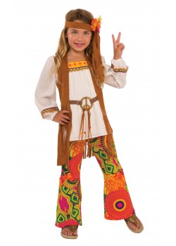 Flower Child Costume for Child 1960s