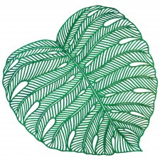 Hawaiian Luau Banana Leaf Placemat 37cm x 39cm