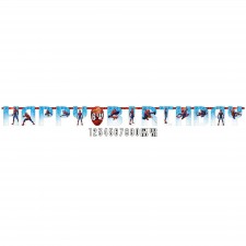 Spider-Man Webbed Wonder Add An Age Letter Banner 3.2m