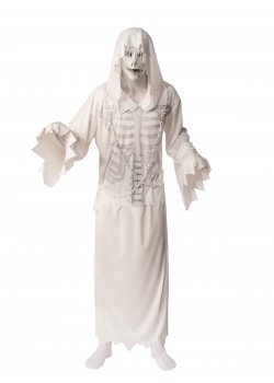 Hooded Ghost Costume - Size Std Hooded Ghost Costume - Size Std