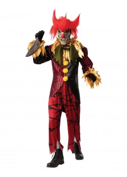 Crazy Clown Halloween Adult Costume