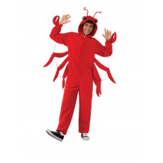 Lobster Furry Onesie Adult Costume Animals