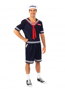 Steve Scoops Ahoy Costume - Stranger Things Adult