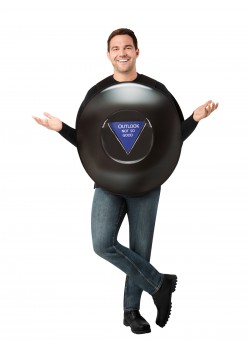 Magic 8-ball Adult Tabard Costume Halloween