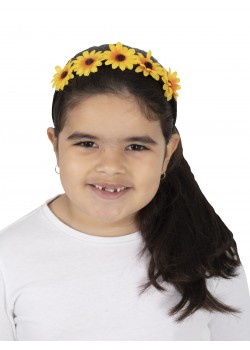 Tsehay Sunflower Child Headband (yellow Wiggle)