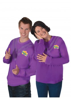 Purple Wiggle Costume Adult Top