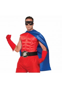 Blue Hero Superheroes & Villains Cape for Adult - Accessory