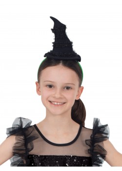 Wicked - Elphaba Hat On Headband Wizard of Oz