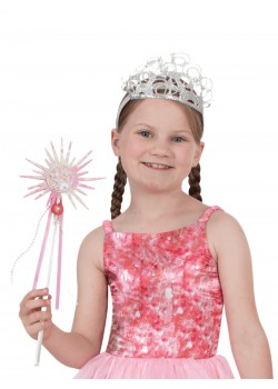 Wicked - Glinda Wand & Tiara Set for Child Wizard of Oz