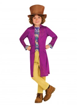 Willy Wonka Child Costume Charlie & The Chocolate Factory