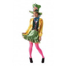 Mad Hatter Alice In Wonderland Ladies Adult Costume