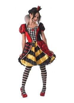 Red Queen Of Hearts Alice In Wonderland Adult Costume